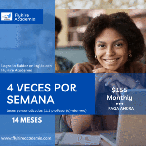 4 veces por semana